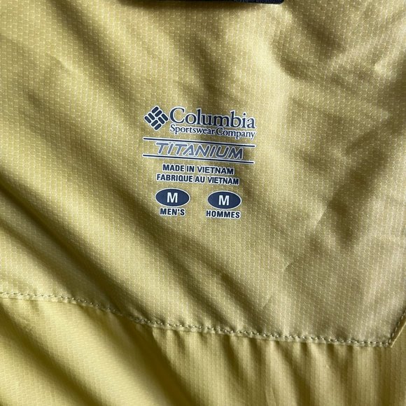Columbia Men's Titanium Trail Line Waterproof Jacket Windbreaker Sz M WM3173 - Picture 12 of 14